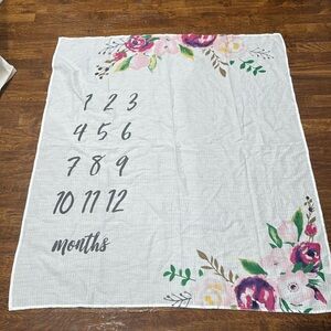 Modern Baby Muslin/Cotton Month age Baby Photo Prop Blanket